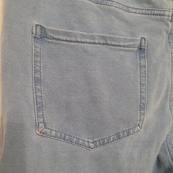 Matilda Jane Girls Blue Cropped Tab Velvet Jeggings Size 16 GUC - Picture 5 of 8